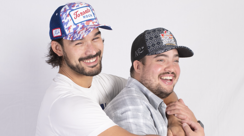 WATCH Challen Rogers and Nick Rose Custom Hats Toronto Rock